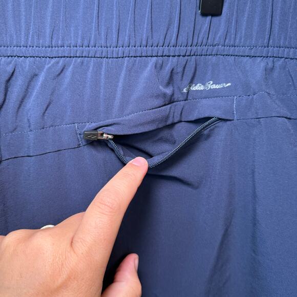 Eddie Bauer Women's Athletic Tennis Skort with Pockets Navy Blue Size X-Large - Picture 7 of 7